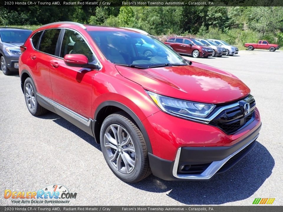 2020 Honda CR-V Touring AWD Radiant Red Metallic / Gray Photo #5