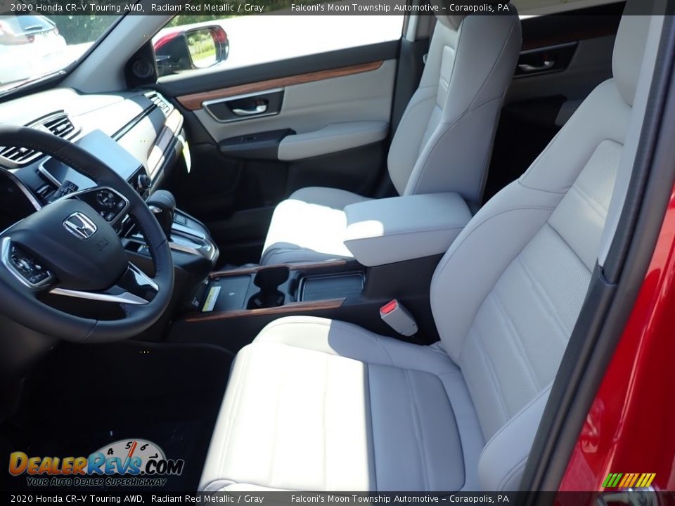 2020 Honda CR-V Touring AWD Radiant Red Metallic / Gray Photo #8