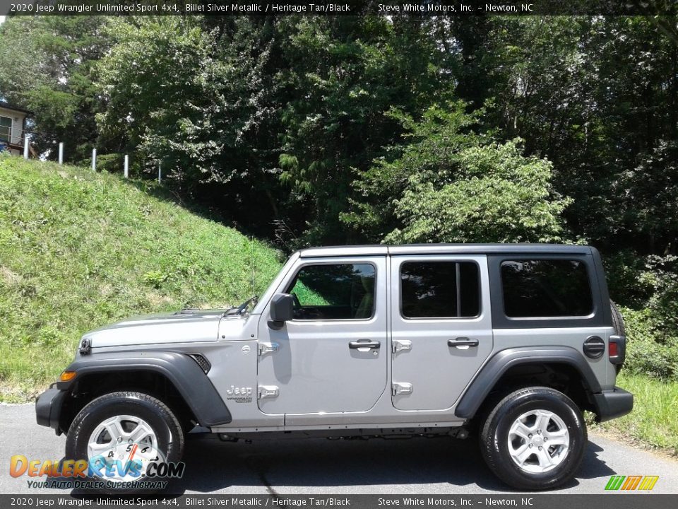 Billet Silver Metallic 2020 Jeep Wrangler Unlimited Sport 4x4 Photo #1