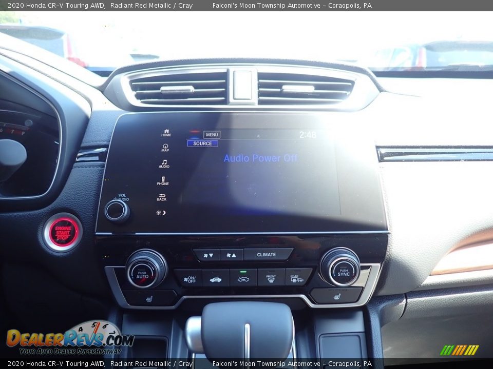 2020 Honda CR-V Touring AWD Radiant Red Metallic / Gray Photo #14