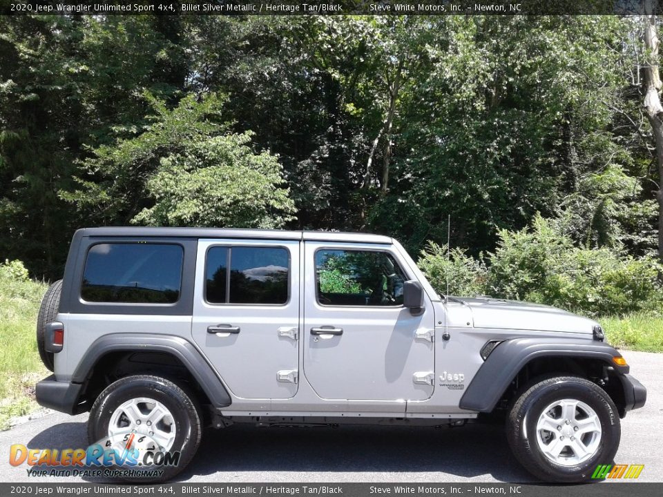 Billet Silver Metallic 2020 Jeep Wrangler Unlimited Sport 4x4 Photo #5