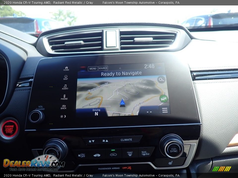 2020 Honda CR-V Touring AWD Radiant Red Metallic / Gray Photo #15