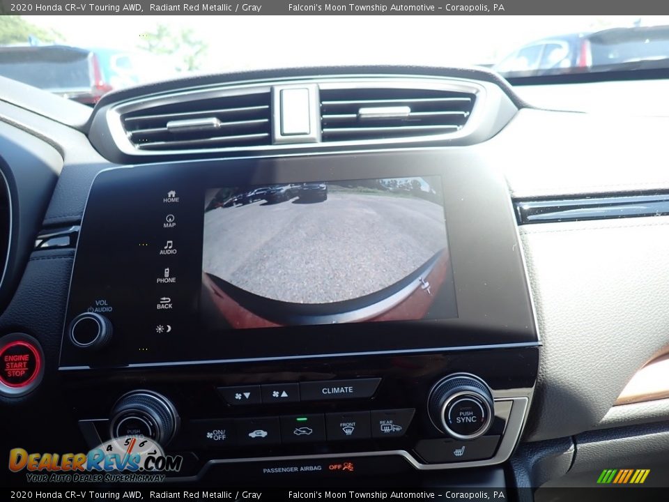 2020 Honda CR-V Touring AWD Radiant Red Metallic / Gray Photo #16