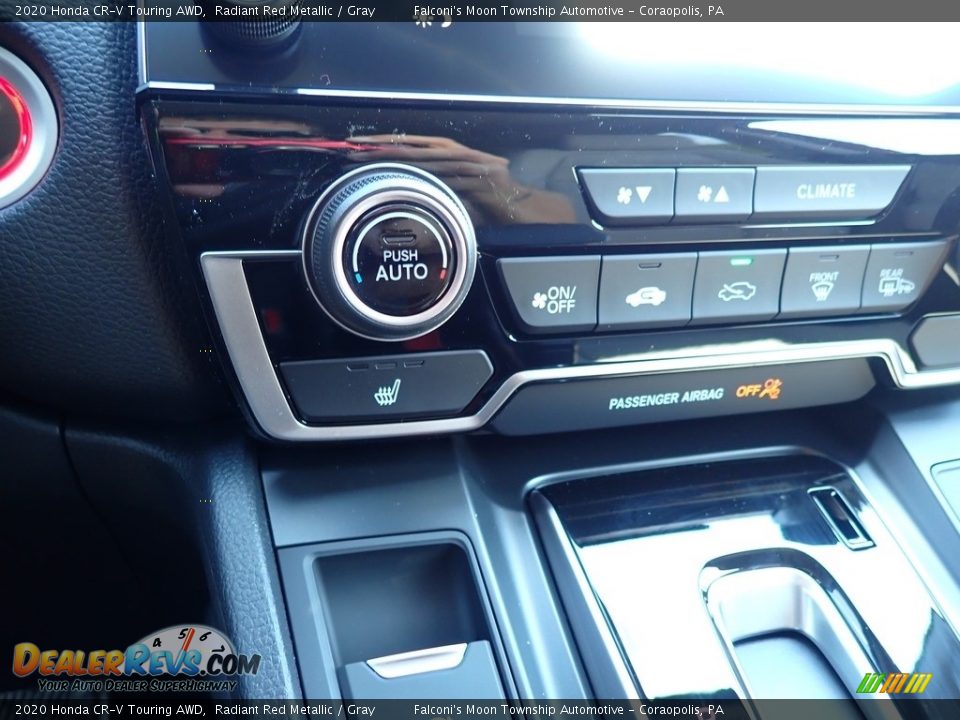 2020 Honda CR-V Touring AWD Radiant Red Metallic / Gray Photo #17