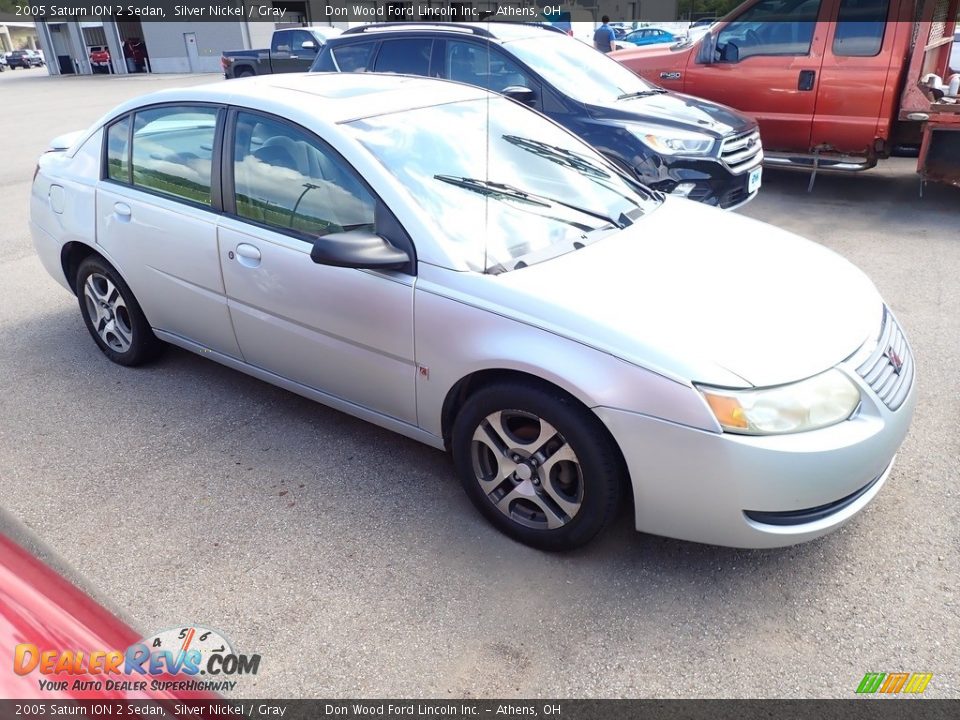 2005 Saturn ION 2 Sedan Silver Nickel / Gray Photo #2