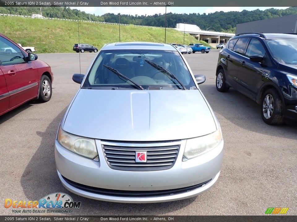 2005 Saturn ION 2 Sedan Silver Nickel / Gray Photo #4