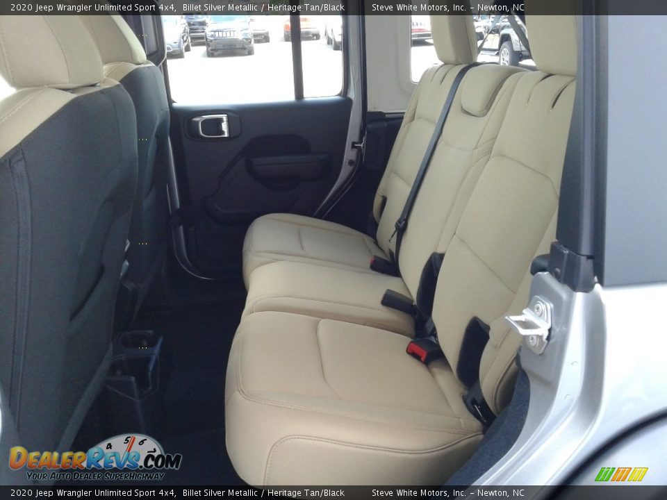 Rear Seat of 2020 Jeep Wrangler Unlimited Sport 4x4 Photo #14