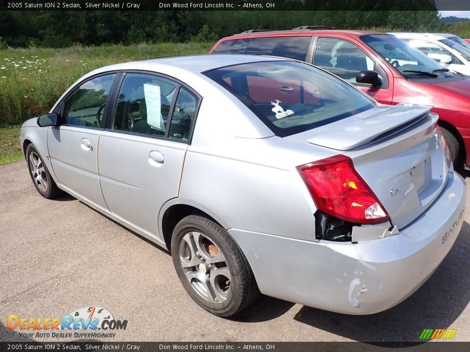 2005 Saturn ION 2 Sedan Silver Nickel / Gray Photo #7