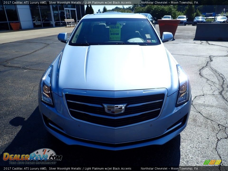 2017 Cadillac ATS Luxury AWD Silver Moonlight Metallic / Light Platinum w/Jet Black Accents Photo #13