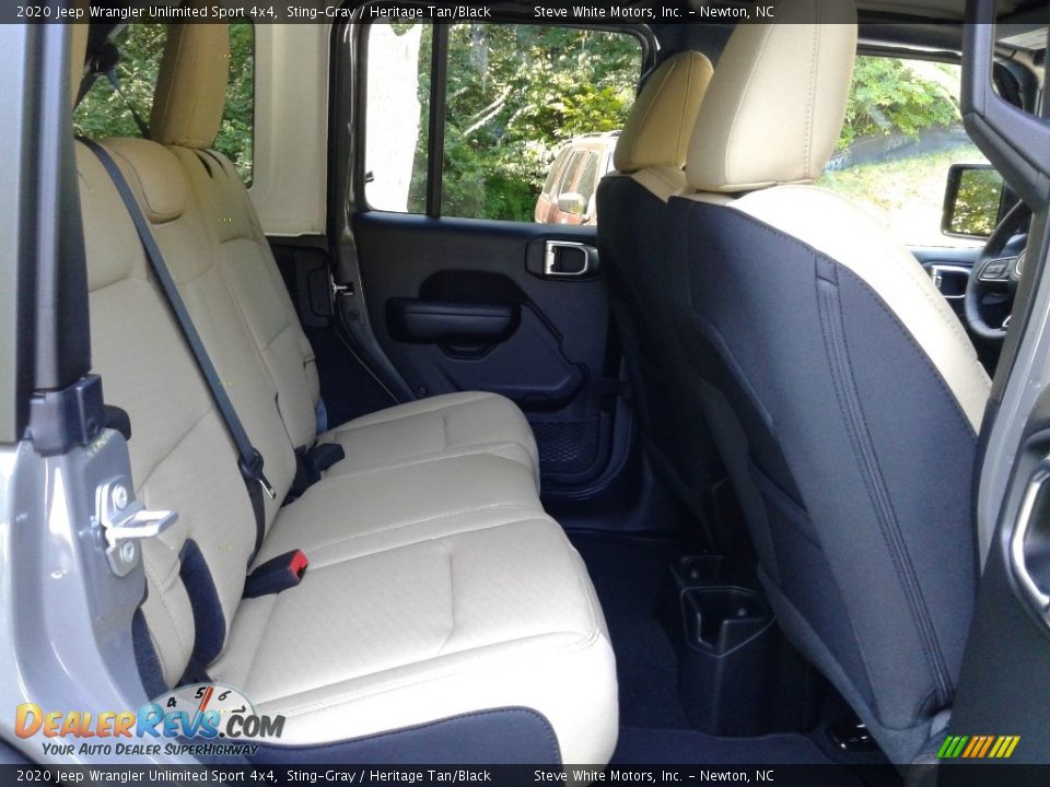 2020 Jeep Wrangler Unlimited Sport 4x4 Sting-Gray / Heritage Tan/Black Photo #14