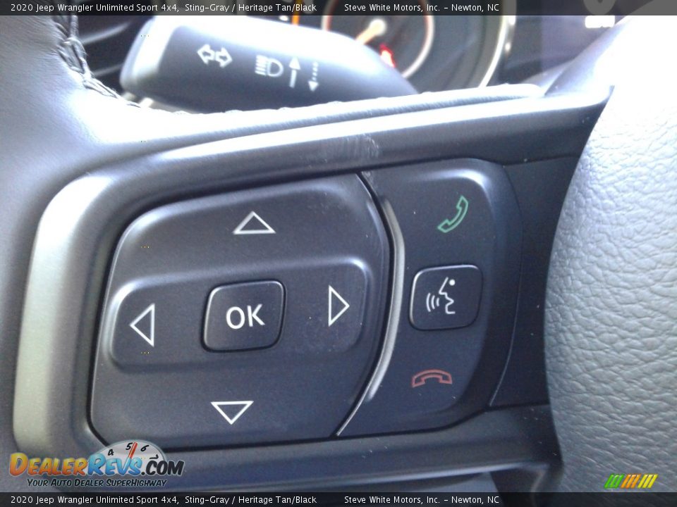 2020 Jeep Wrangler Unlimited Sport 4x4 Sting-Gray / Heritage Tan/Black Photo #17