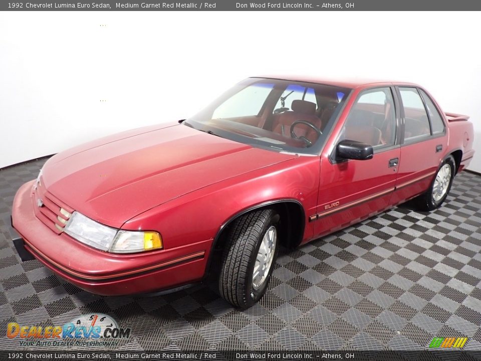 Medium Garnet Red Metallic 1992 Chevrolet Lumina Euro Sedan Photo #7