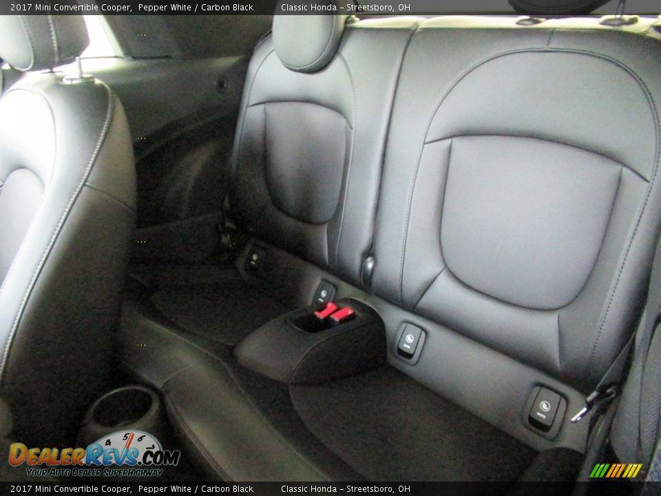 2017 Mini Convertible Cooper Pepper White / Carbon Black Photo #17