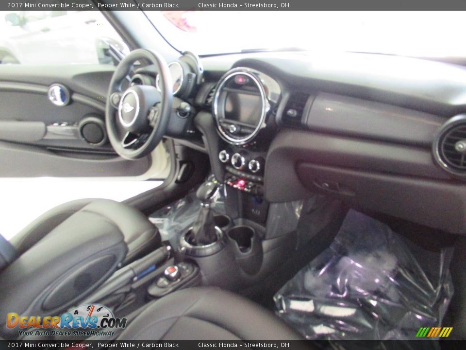 2017 Mini Convertible Cooper Pepper White / Carbon Black Photo #18