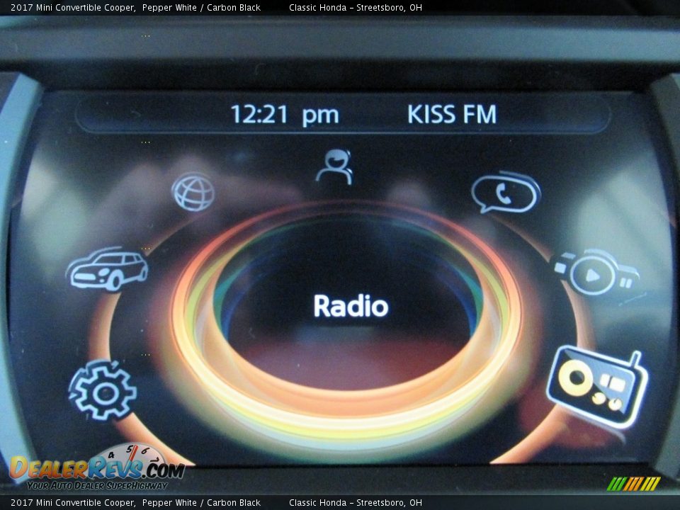 2017 Mini Convertible Cooper Pepper White / Carbon Black Photo #26