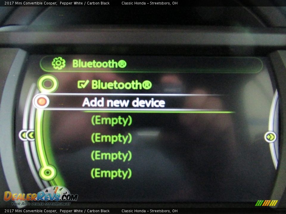 2017 Mini Convertible Cooper Pepper White / Carbon Black Photo #27