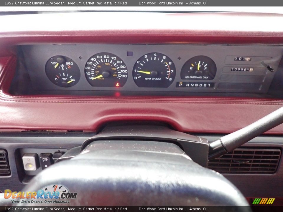 1992 Chevrolet Lumina Euro Sedan Gauges Photo #26