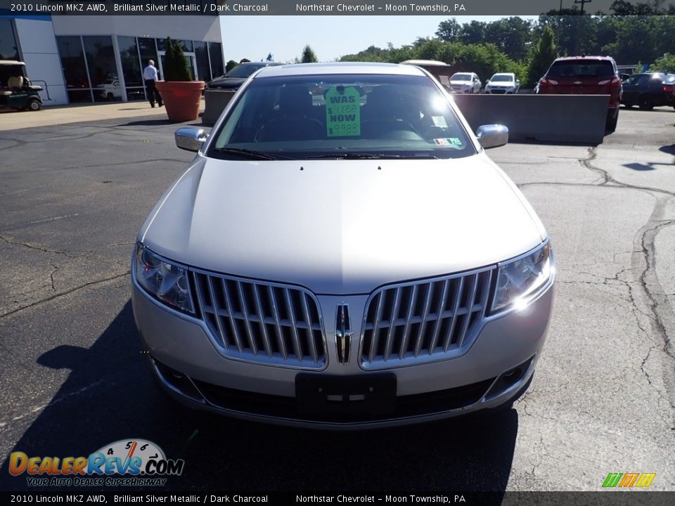 2010 Lincoln MKZ AWD Brilliant Silver Metallic / Dark Charcoal Photo #12
