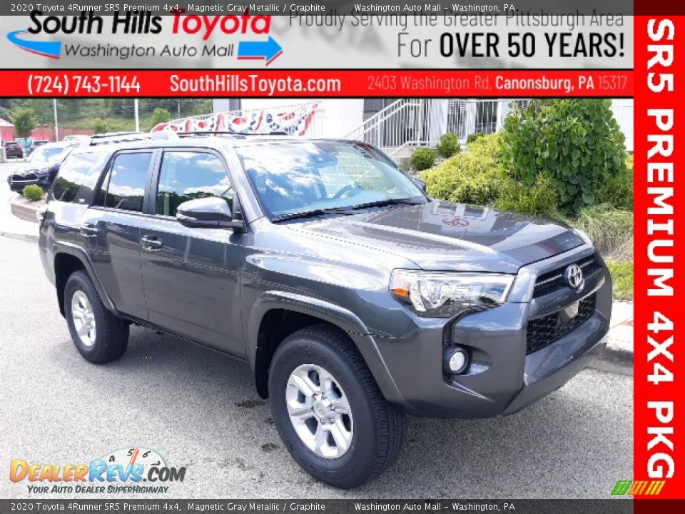 2020 Toyota 4Runner SR5 Premium 4x4 Magnetic Gray Metallic / Graphite Photo #1