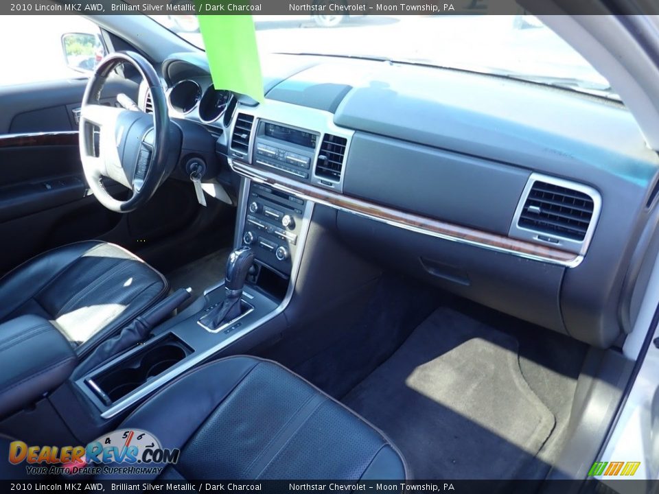 2010 Lincoln MKZ AWD Brilliant Silver Metallic / Dark Charcoal Photo #15