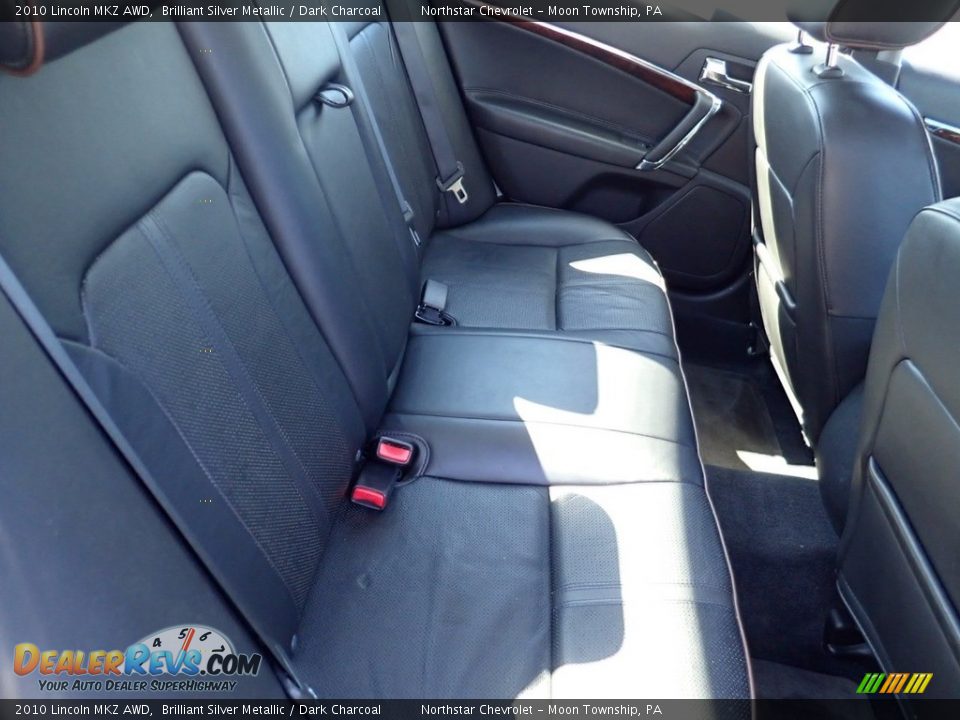 2010 Lincoln MKZ AWD Brilliant Silver Metallic / Dark Charcoal Photo #18