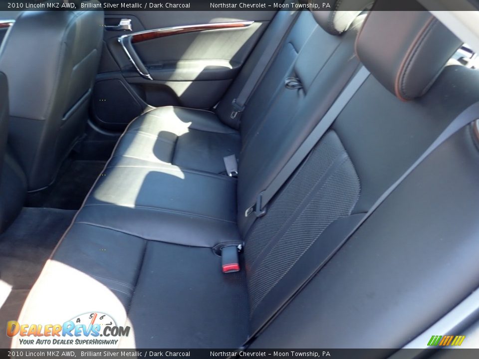 2010 Lincoln MKZ AWD Brilliant Silver Metallic / Dark Charcoal Photo #21