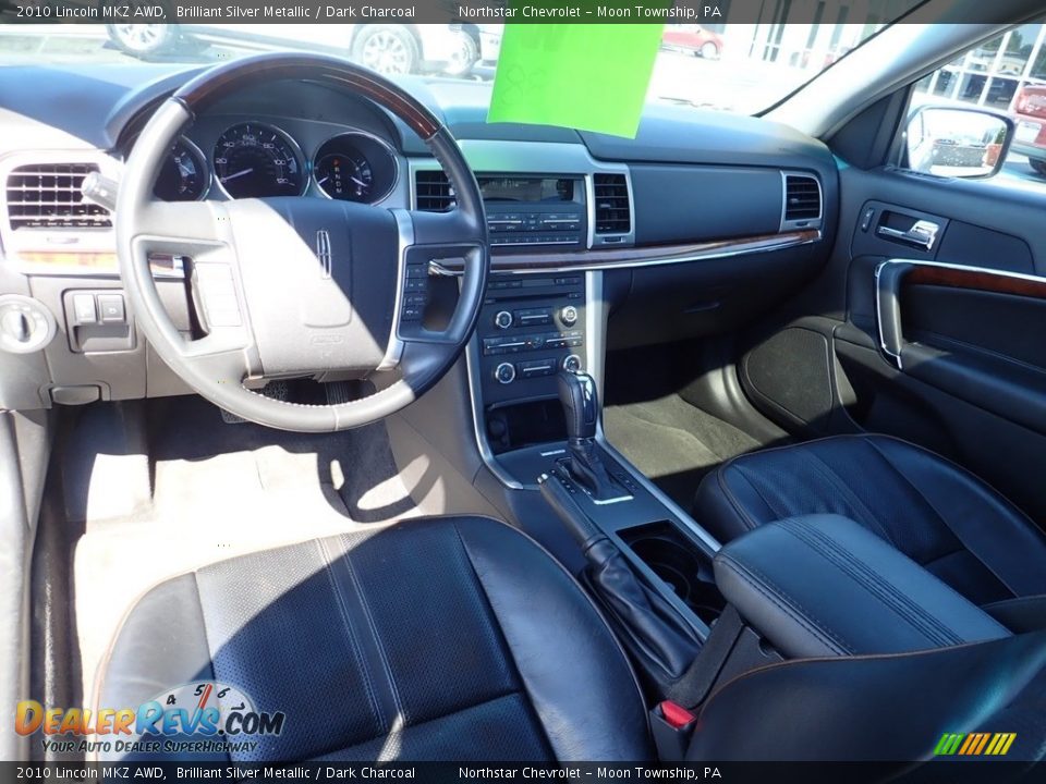 2010 Lincoln MKZ AWD Brilliant Silver Metallic / Dark Charcoal Photo #22