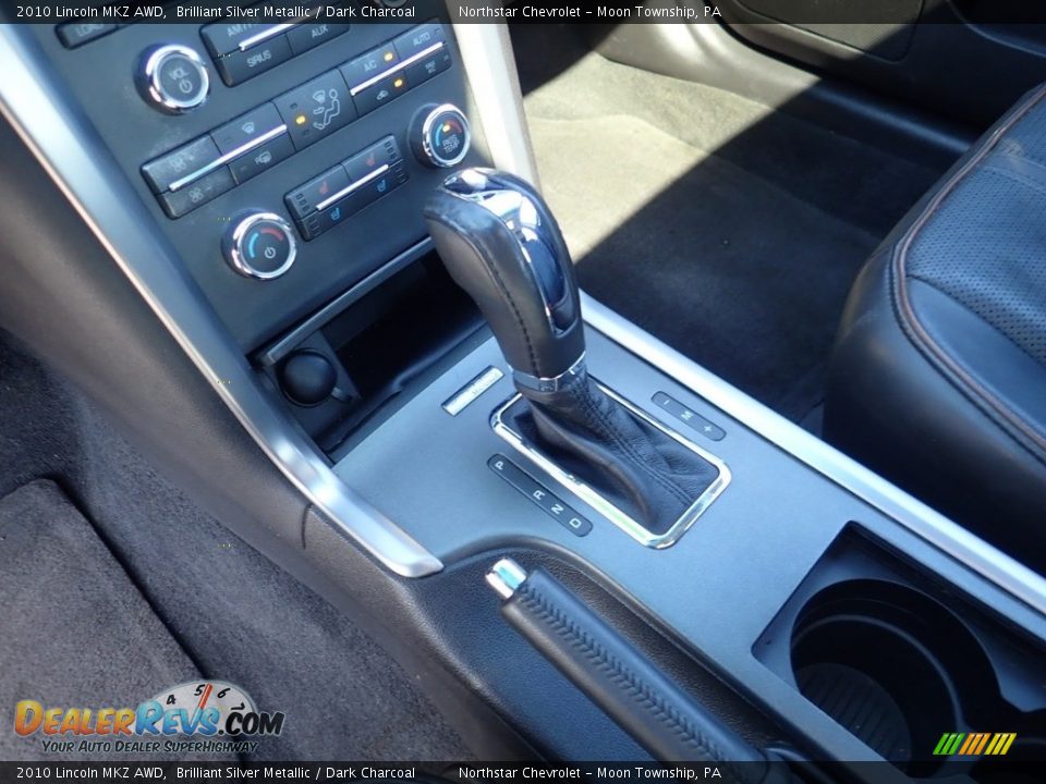 2010 Lincoln MKZ AWD Brilliant Silver Metallic / Dark Charcoal Photo #27