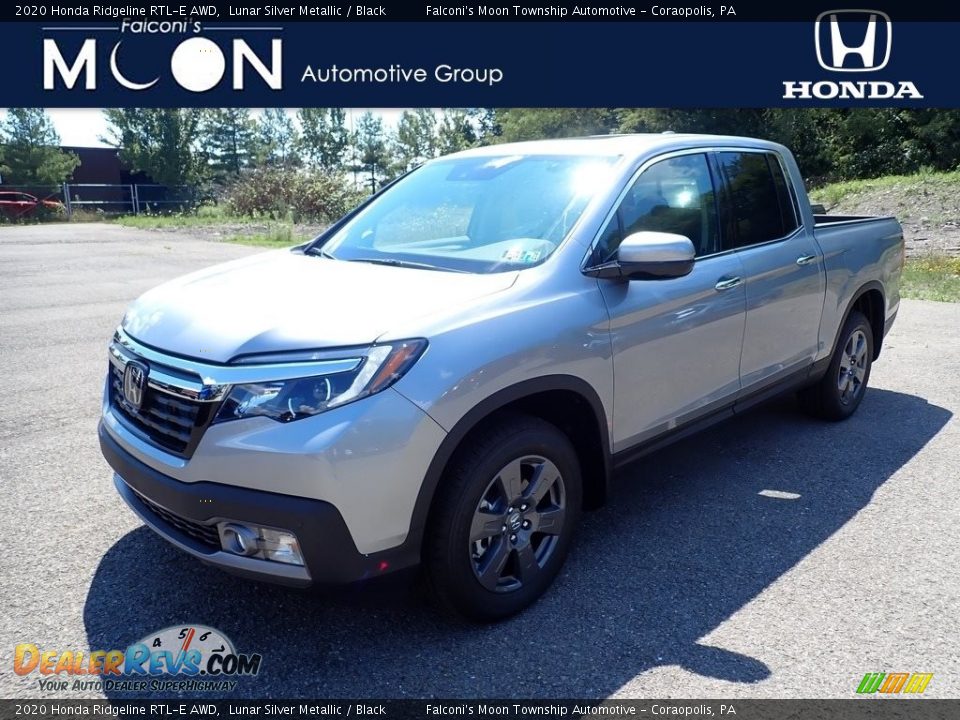 2020 Honda Ridgeline RTL-E AWD Lunar Silver Metallic / Black Photo #1