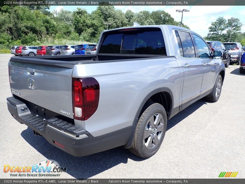 2020 Honda Ridgeline RTL-E AWD Lunar Silver Metallic / Black Photo #5