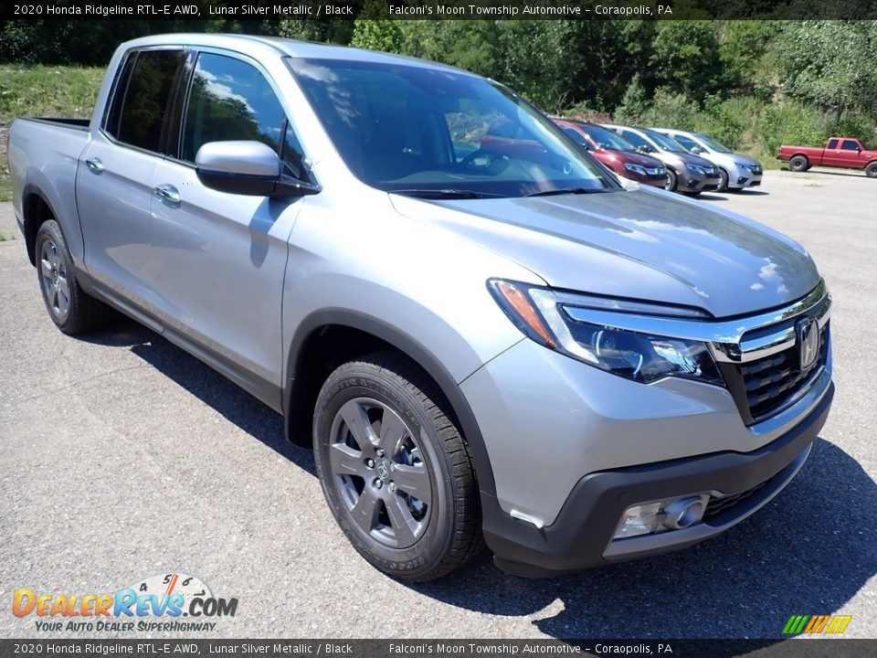 2020 Honda Ridgeline RTL-E AWD Lunar Silver Metallic / Black Photo #6