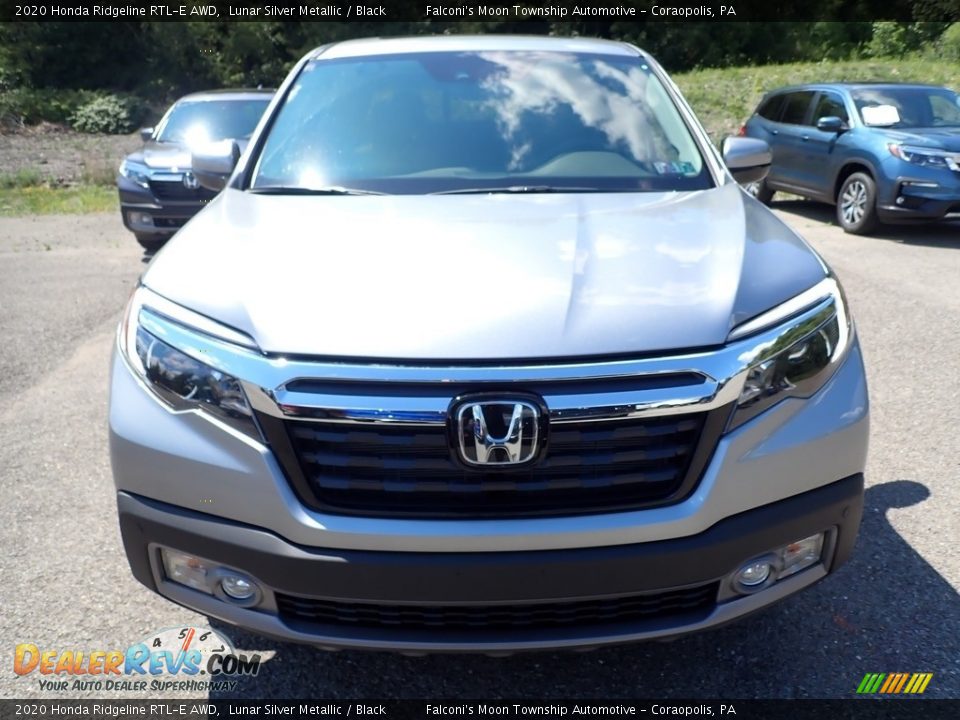 2020 Honda Ridgeline RTL-E AWD Lunar Silver Metallic / Black Photo #7