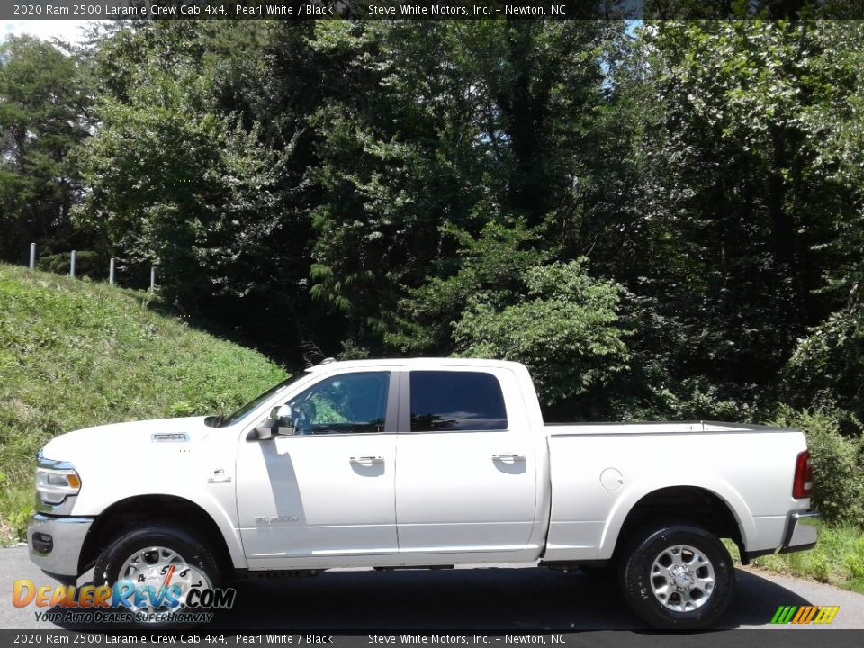 Pearl White 2020 Ram 2500 Laramie Crew Cab 4x4 Photo #1