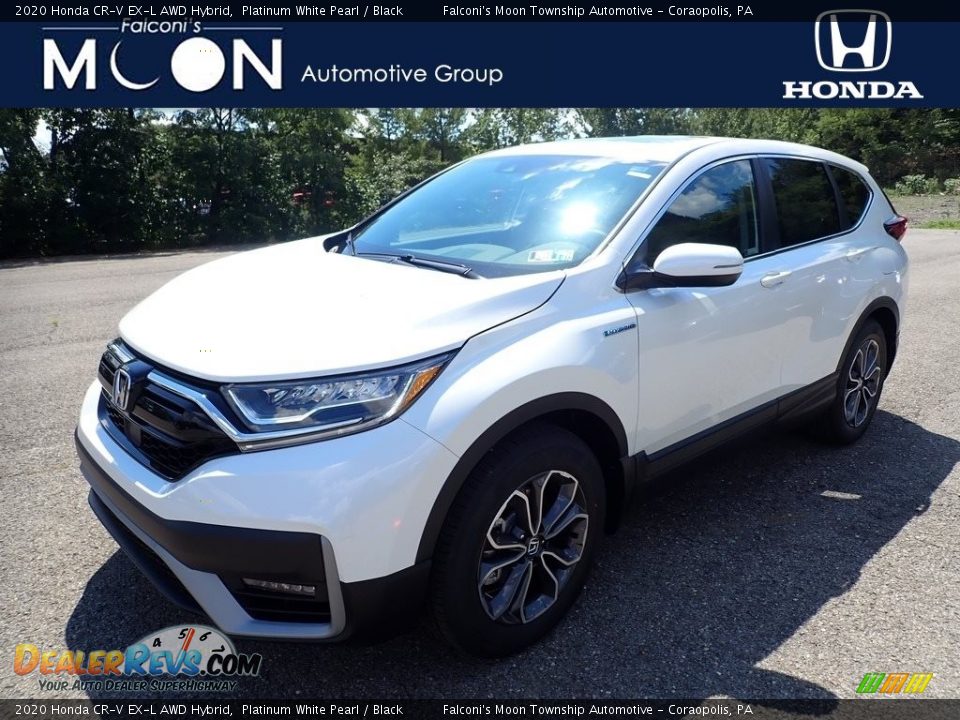 2020 Honda CR-V EX-L AWD Hybrid Platinum White Pearl / Black Photo #1