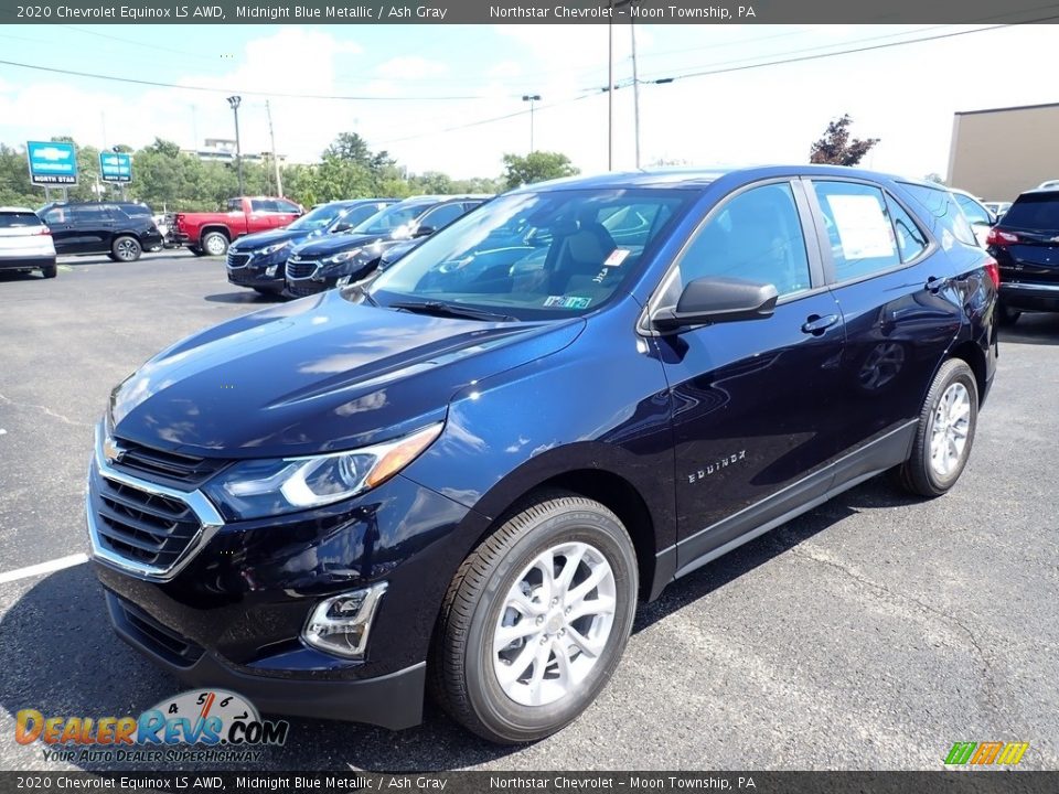 2020 Chevrolet Equinox LS AWD Midnight Blue Metallic / Ash Gray Photo #1