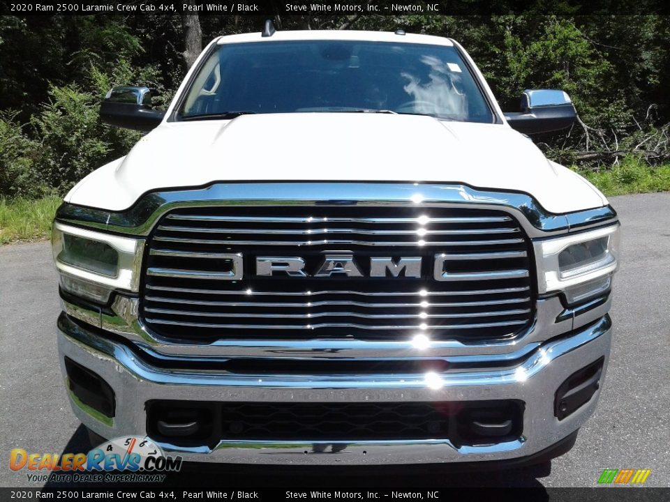 2020 Ram 2500 Laramie Crew Cab 4x4 Pearl White / Black Photo #3