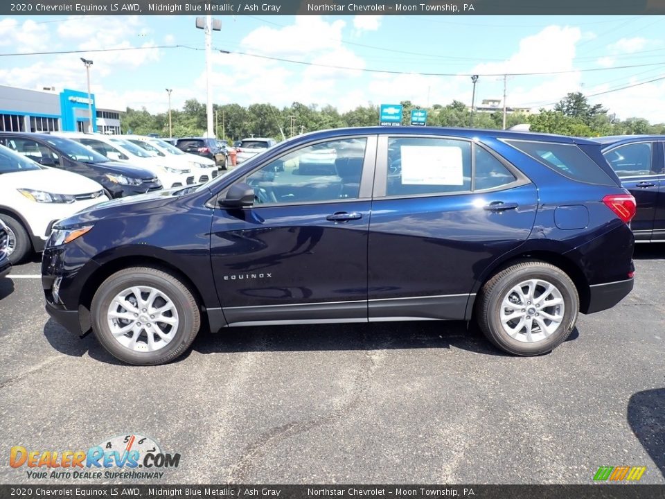 2020 Chevrolet Equinox LS AWD Midnight Blue Metallic / Ash Gray Photo #3