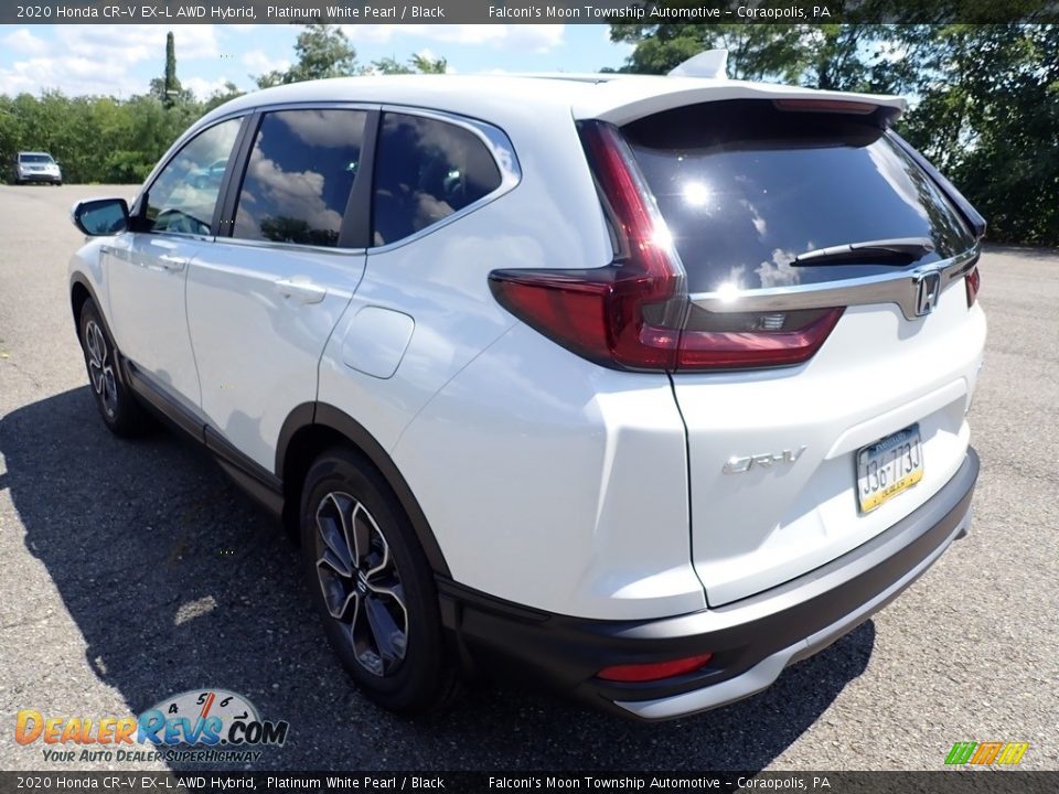 2020 Honda CR-V EX-L AWD Hybrid Platinum White Pearl / Black Photo #4