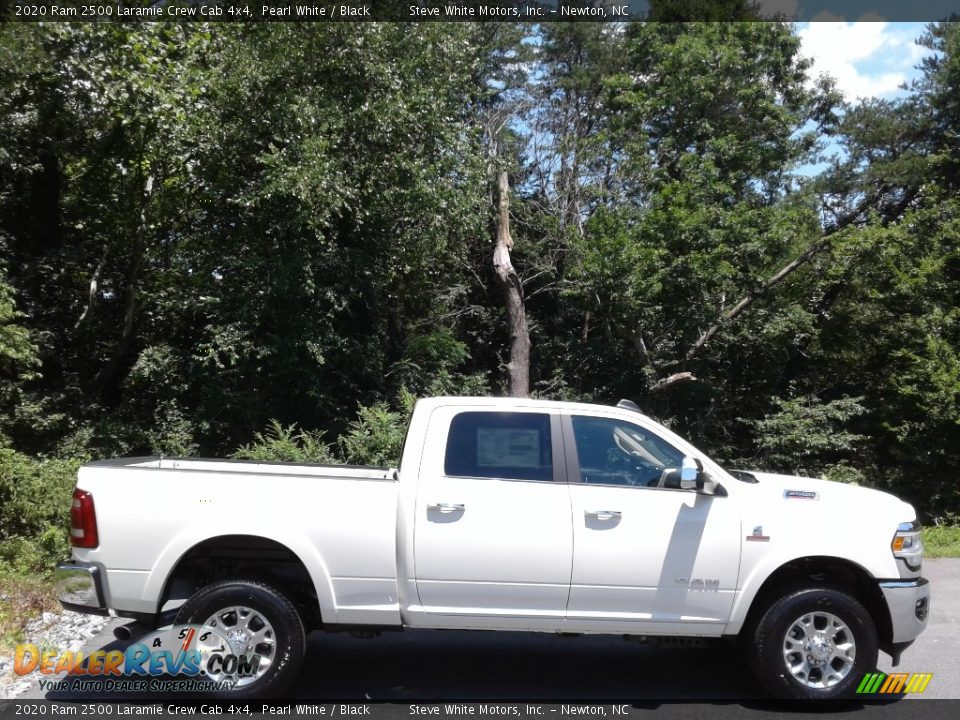 2020 Ram 2500 Laramie Crew Cab 4x4 Pearl White / Black Photo #5
