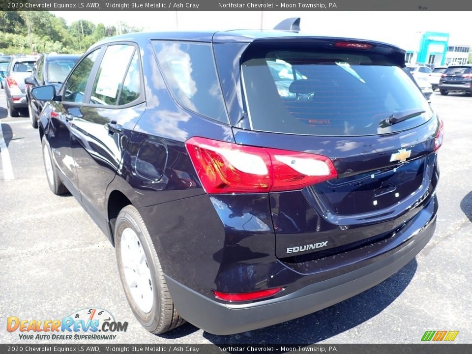 2020 Chevrolet Equinox LS AWD Midnight Blue Metallic / Ash Gray Photo #4