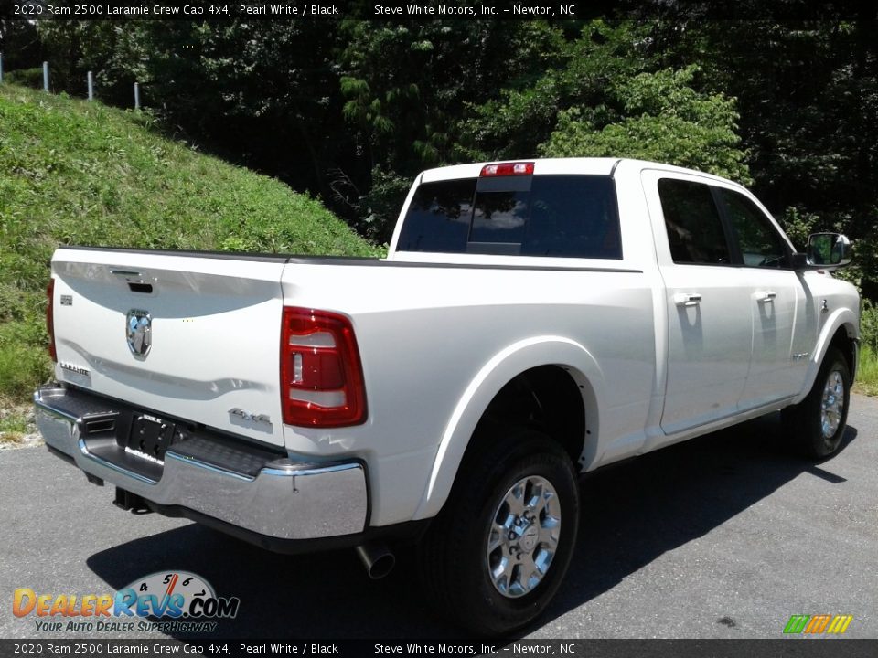 2020 Ram 2500 Laramie Crew Cab 4x4 Pearl White / Black Photo #6