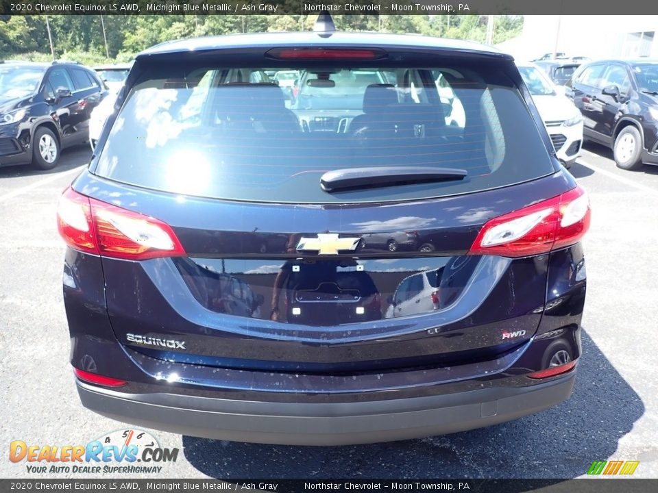 2020 Chevrolet Equinox LS AWD Midnight Blue Metallic / Ash Gray Photo #5