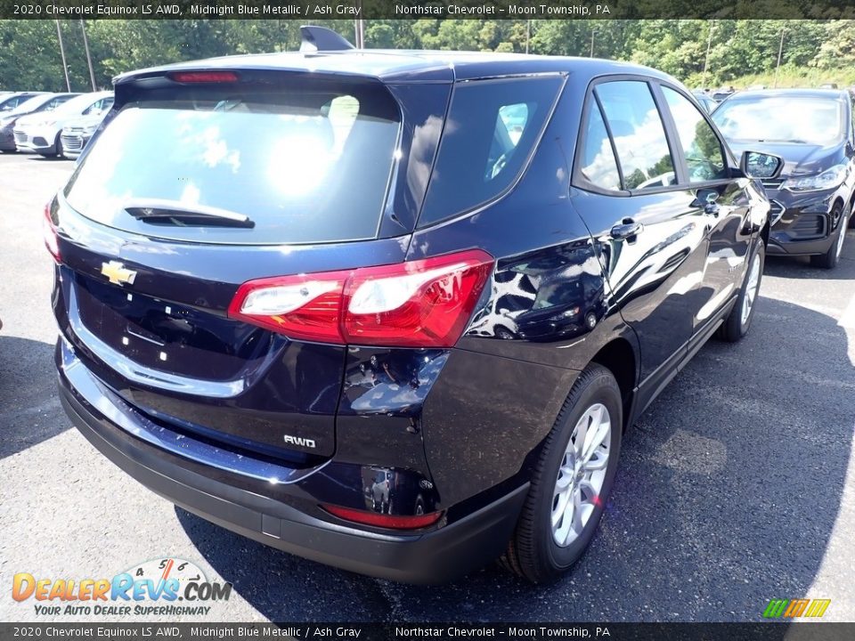 2020 Chevrolet Equinox LS AWD Midnight Blue Metallic / Ash Gray Photo #6