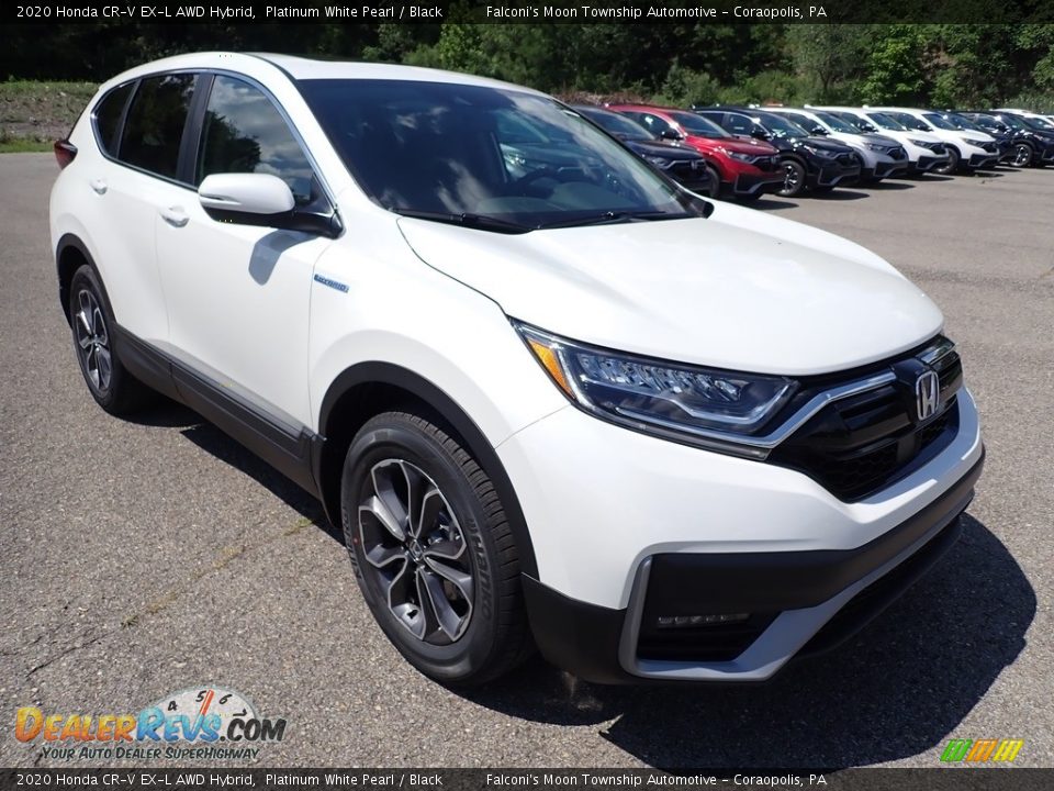 2020 Honda CR-V EX-L AWD Hybrid Platinum White Pearl / Black Photo #7