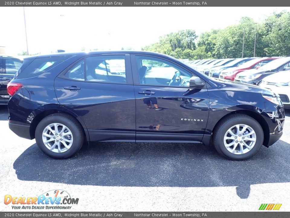 2020 Chevrolet Equinox LS AWD Midnight Blue Metallic / Ash Gray Photo #7