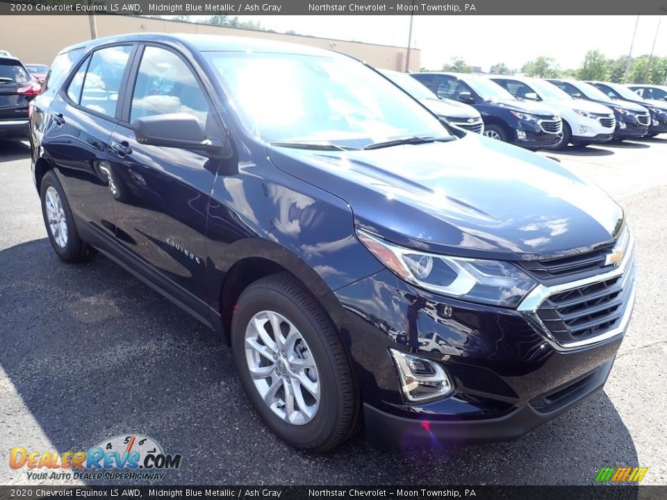 2020 Chevrolet Equinox LS AWD Midnight Blue Metallic / Ash Gray Photo #8