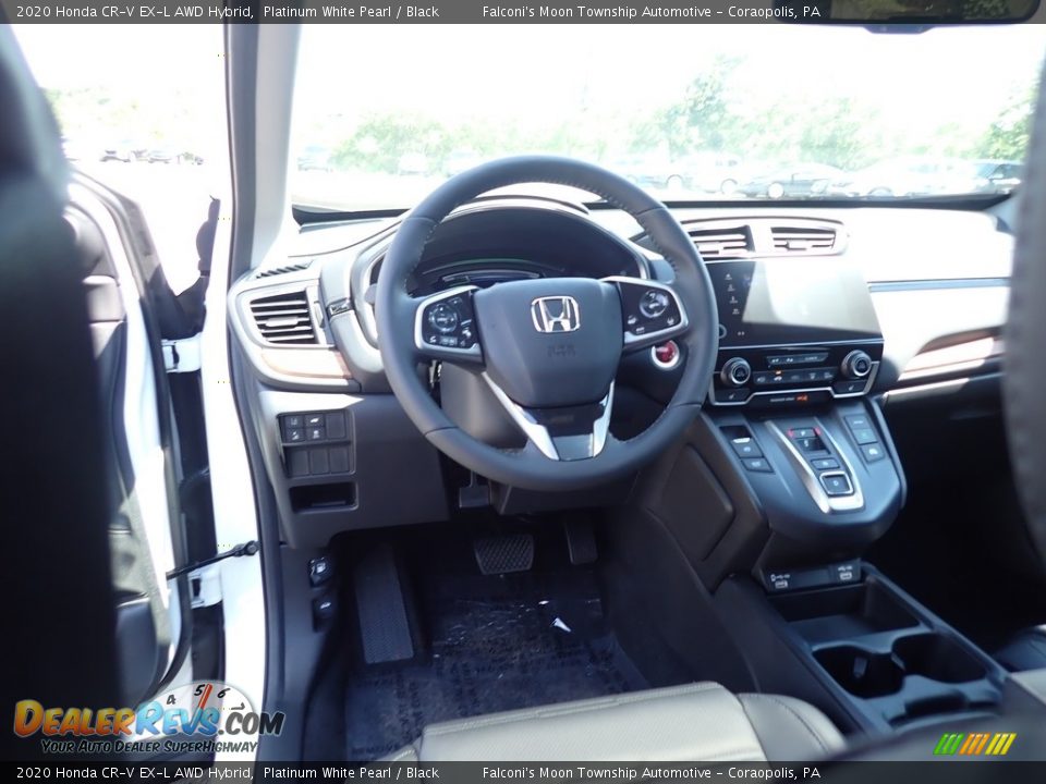 2020 Honda CR-V EX-L AWD Hybrid Platinum White Pearl / Black Photo #11