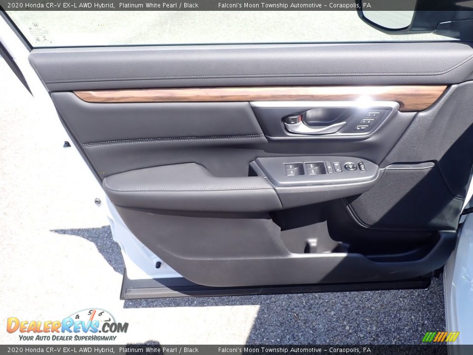 2020 Honda CR-V EX-L AWD Hybrid Platinum White Pearl / Black Photo #12