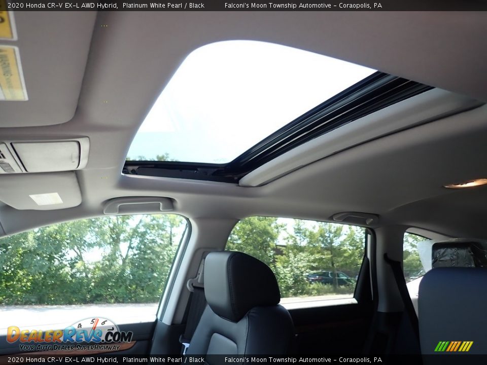 2020 Honda CR-V EX-L AWD Hybrid Platinum White Pearl / Black Photo #14