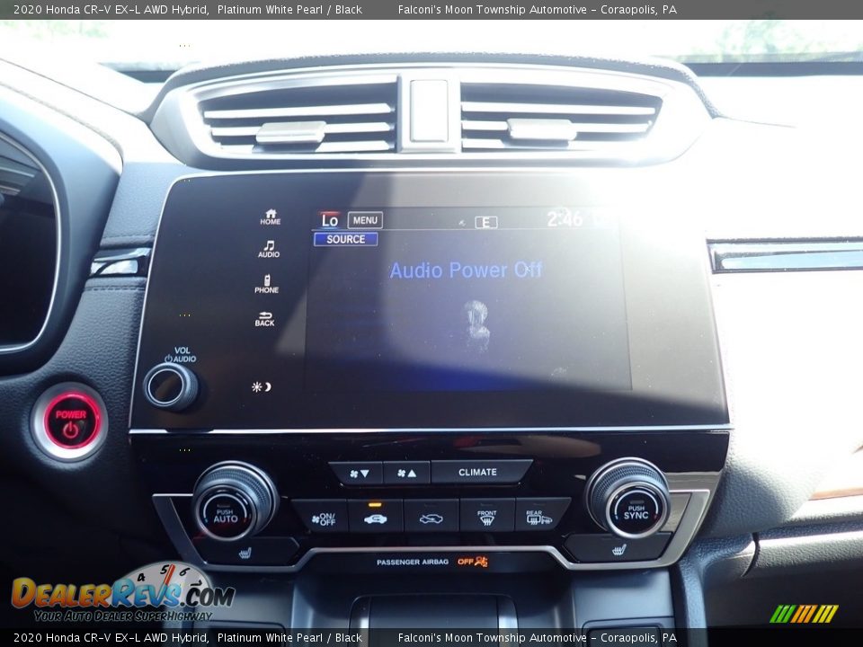 2020 Honda CR-V EX-L AWD Hybrid Platinum White Pearl / Black Photo #15